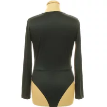 Fekete szatén body