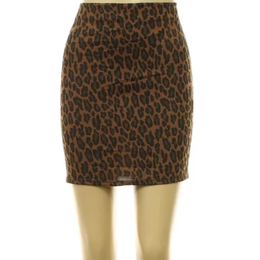 New Look leopárdmintás barna szoknya
