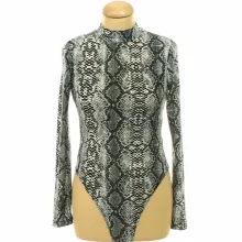 Shein kígyóbőrmintás body