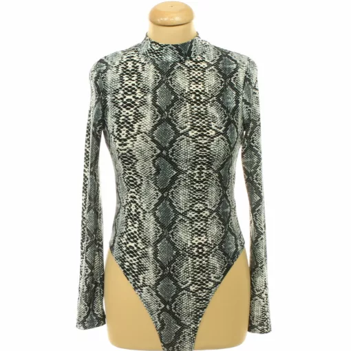 Shein kígyóbőrmintás body