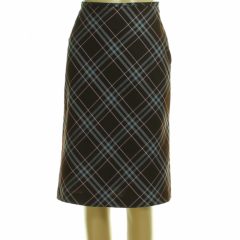 Divided kockás barna szoknya