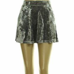 Topshop szürke tükörbársony szoknya