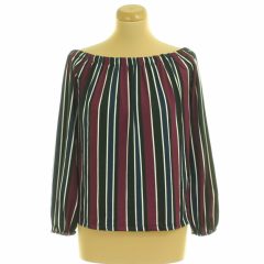 Amisu bordó csíkos felső