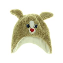 Polárbéléses barna microfleece sapka