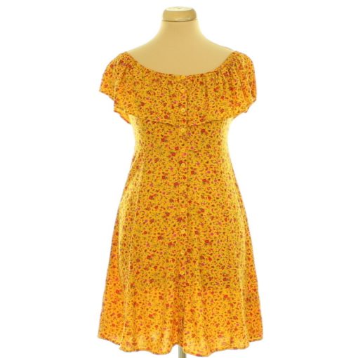 C&A sárga virágmintás ruha