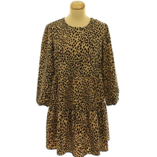 New Look leopárdmintás barna ruha