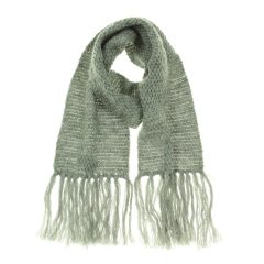 Szürke kötött sál