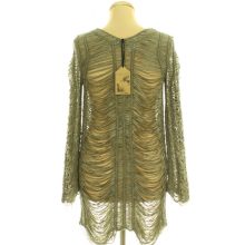 Barna kötött kardigán