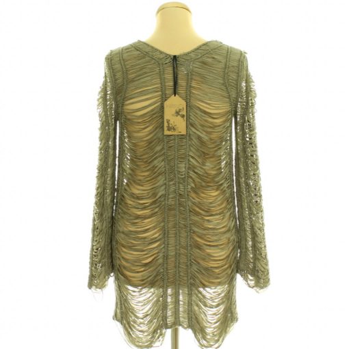 Barna kötött kardigán