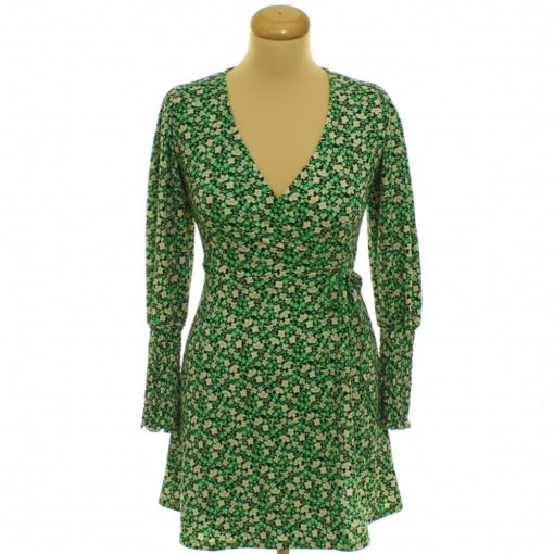 Topshop zöld virágmintás ruha