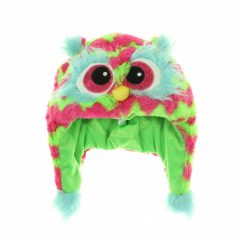 Mintás bélelt műszőrmés sapka