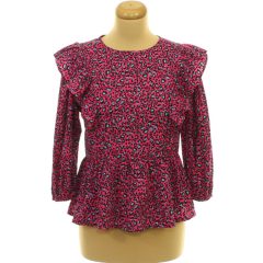 New Look mintás rózsaszín blúz