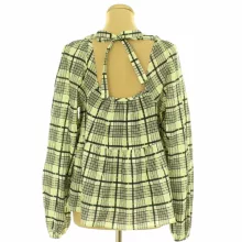 Topshop kockás blúz