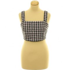 Primark rózsaszín mintás buklészövet top