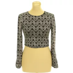 Topshop csillámos mintás top