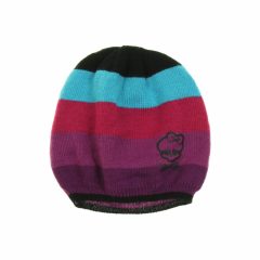 Monster High-os csíkos kötött sapka