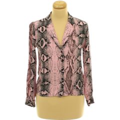 Topshop kígyóbőrmintás rózsaszín ing