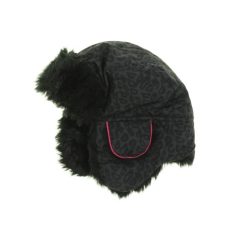 Mintás műszőrmés bélelt sapka