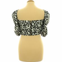 I Saw It First leopárdmintás műbőr top