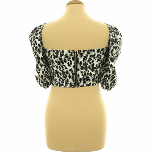 I Saw It First leopárdmintás műbőr top