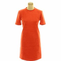 Zara narancssárga művelúr ruha