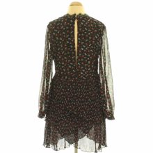 Topshop virágmintás fekete ruha