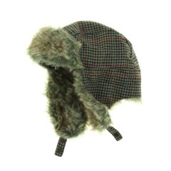Műszőrmés steppelt sapka