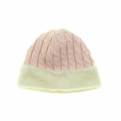 Rózsaszín kötött baby sapka