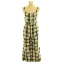 Miss Selfridge kockás barna overál