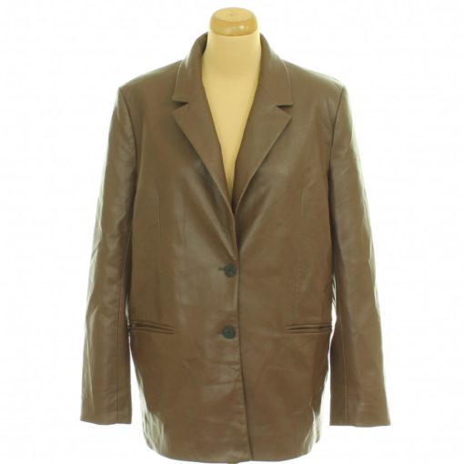 Zara barna műbőr kabát