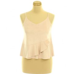 Mango rózsaszín művelúr felső