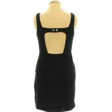 Topshop fekete bársony ruha