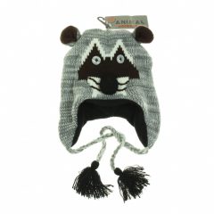 Polárbéléses kötött sapka