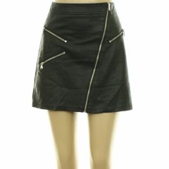 Pimkie fekete műbőr szoknya