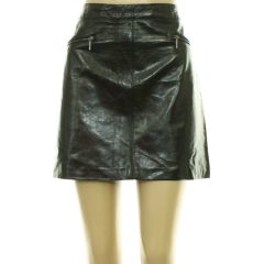 Oasis fekete műbőr szoknya