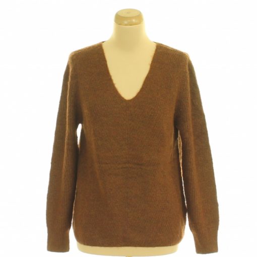 Montego barna kötött pulóver