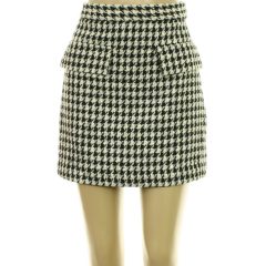 H&M fekete-fehér tyúklábmintás szoknya