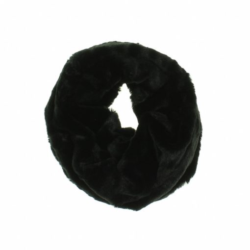 Fekete microfleece csősál