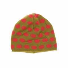 Pöttyös barna sapka