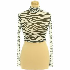 Shein zebramintás necc felső