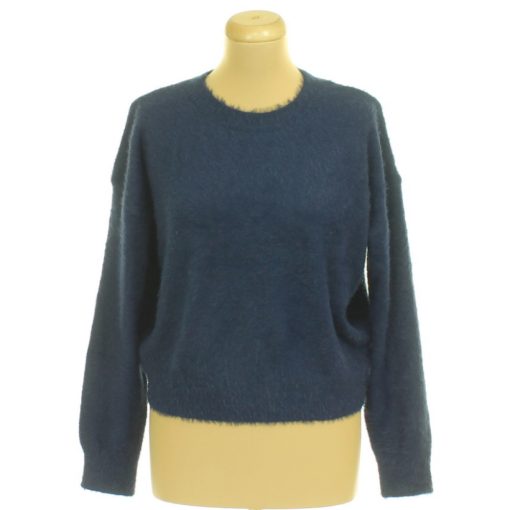 Shein kék kötött pulóver