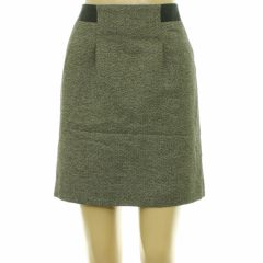 Crew gyapjúkeverék szövet szoknya