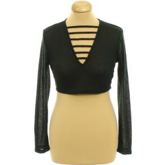 Pretty Little Thing fekete kötött top