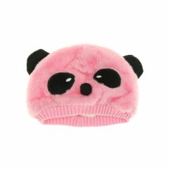 Rózsaszín microfleece sapka polárbéléssel