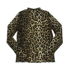 Candy Couture leopárdmintás barna felső