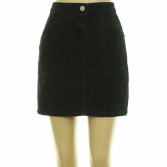 Dorothy Perkins fekete kordbársony szoknya