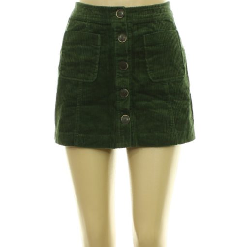 Zara zöld kordbársony szoknya