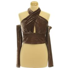 Barna tükörbársony top