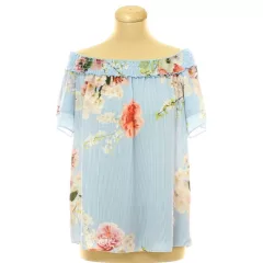 Dorothy Perkins csíkos-virágmintás blúz