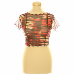 Shein mintás necc top